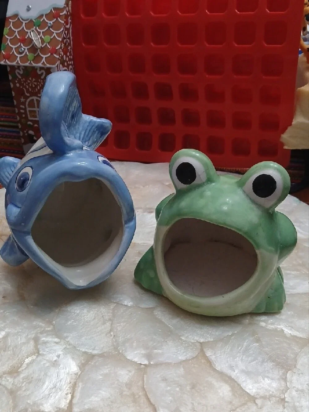 Vintage KitchenScrub Sponge Holders.